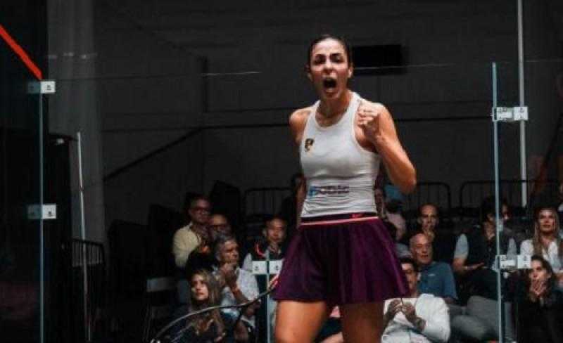 هانيا الحمامي لاعبة دجلة تصعد للمباراة النهائية لبطولة فلوريدا للإسكواش