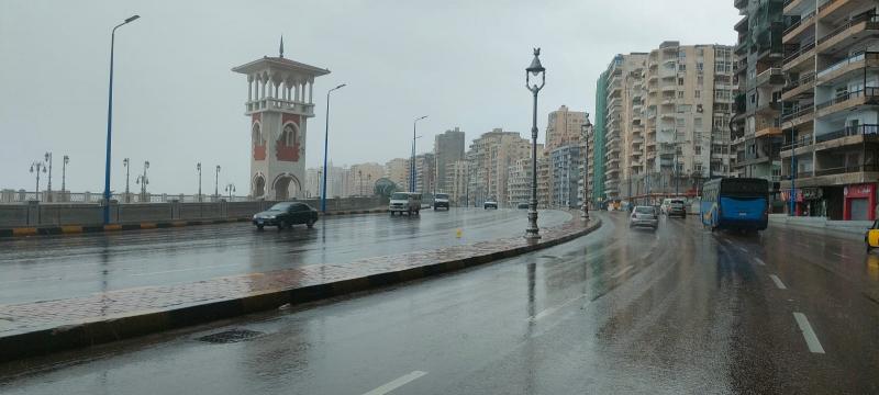 الأرصاد تحذر من أمطار شديدة على الإسكندرية والوجه البحري
