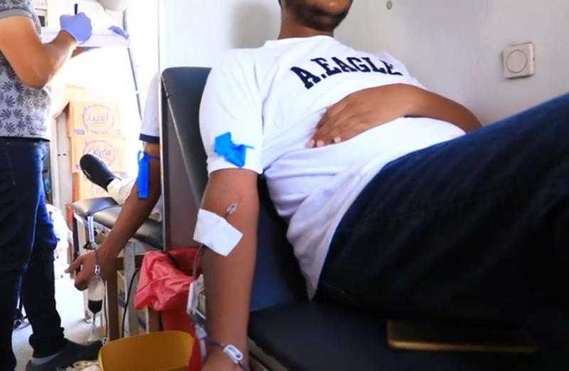 انطلاق أول حملة تبرع بالدم بمجمع السويس الطبى الجديد