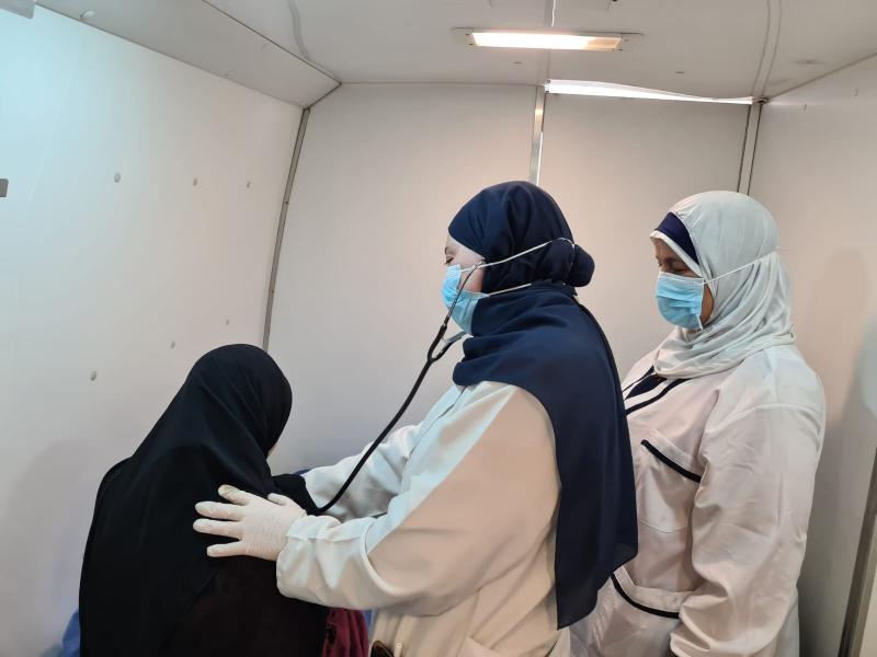 صحة البحيرة تنظم قافلة طبية بقرية جنبواى التابعة لمركز ايتاى البارود