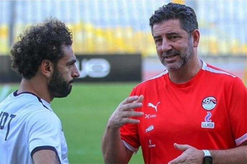 فيتوريا ومحمد صلاح يحضران المؤتمر الصحفي لمباراة منتخب الفراعنة والرأس الأخضر