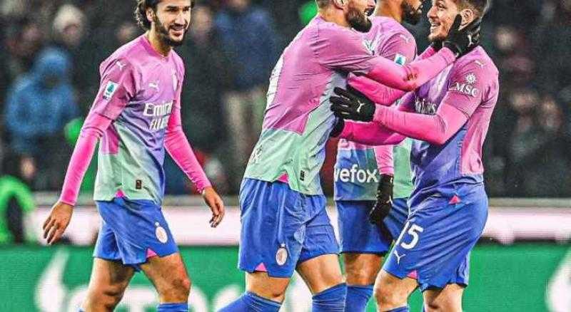 ميلان يقهر أودينيزي بفوز مثير في الدوري الإيطالي