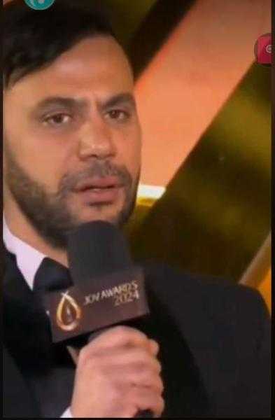 محمد إمام من حفل joy awards: سعيد بفيلم أبو نسب خاصة أنني أعود للتعاون مع شقيقي رامي بعد غياب