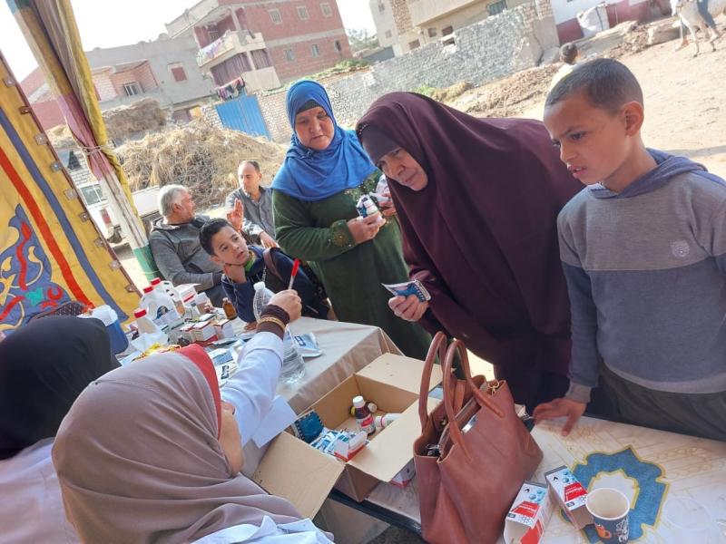 فحص 2058 طائرا وحيوانا خلال قافلة بيطرية في الغربية | صور
