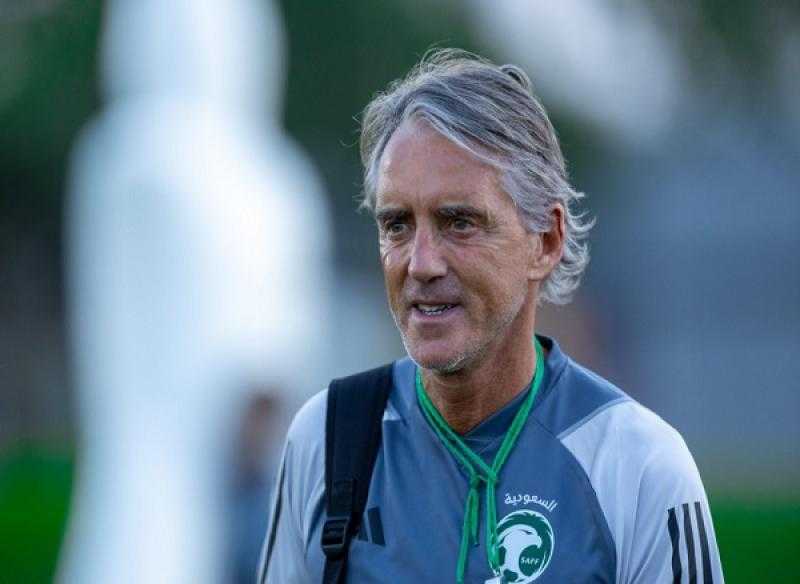 مانشيني: المنتخب السعودي ليس مرشحا للفوز بأمم آسيا