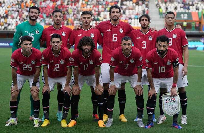 الرأس الأخضر يتقدم على منتخب مصر بهدف نظيف في الشوط الأول