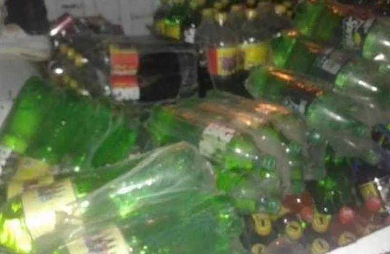 إعدام مياه غازية ومشروبات كحولية ولحوم غير صالحة في حملة ببلقاس