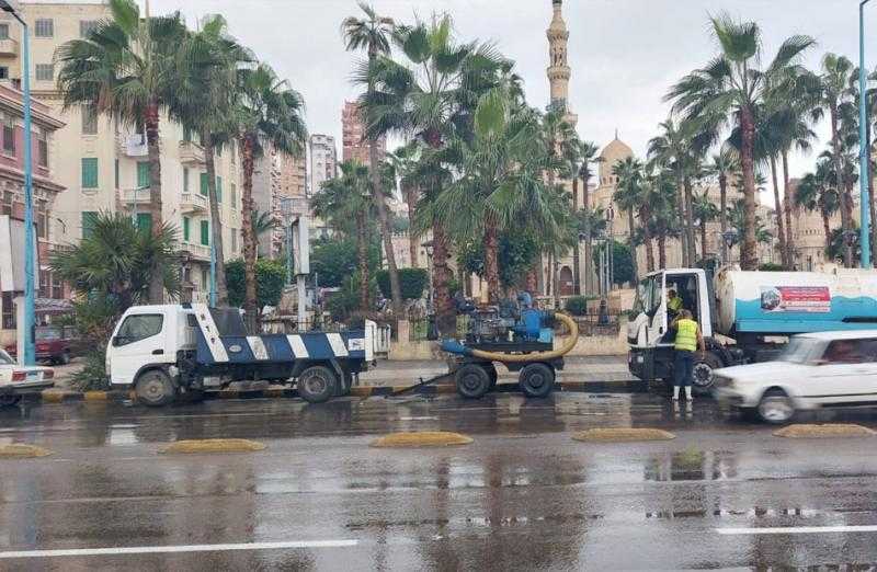 حالة تأهب في أحياء و«صرف» الإسكندرية للتعامل مع عدم استقرار الأحوال الجوية