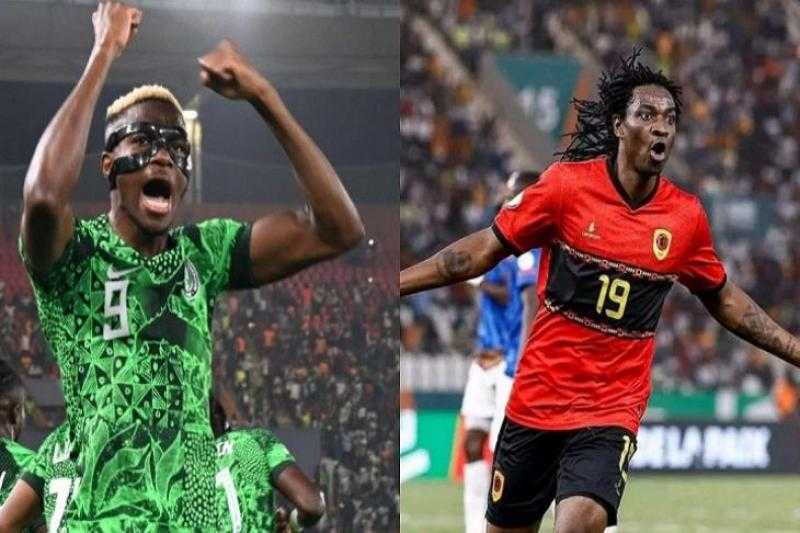 موعد مباراة نيجيريا ضد أنجولا في ربع نهائي كأس أمم أفريقيا