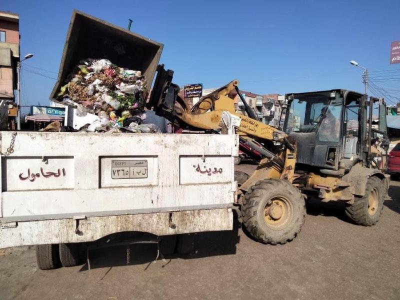 التخلص من 2991 طن قمامة في محافظة الغربية