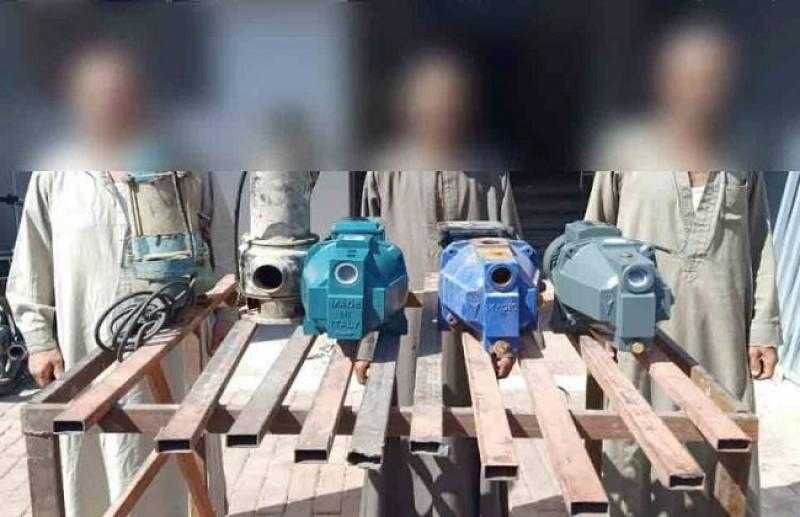 ضبط مُسجلين خطر تخصصا في سرقة مواتير المياه من عقارات الدرب الأحمر