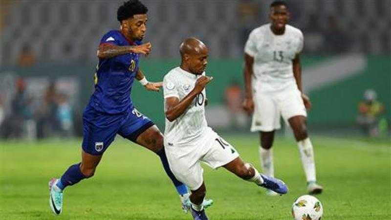 نهاية الشوط الأول بين جنوب إفريقيا والرأس الأخضر بالتعادل السلبي