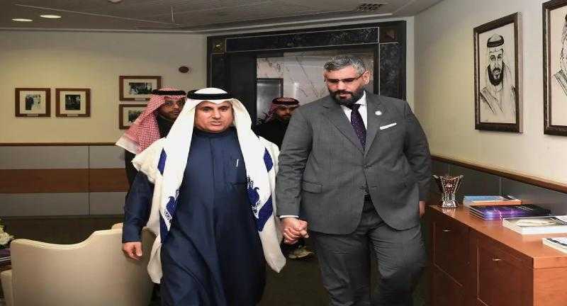 مندوب السعودية لدى الجامعة العربية يستقبل نظيره الليبي