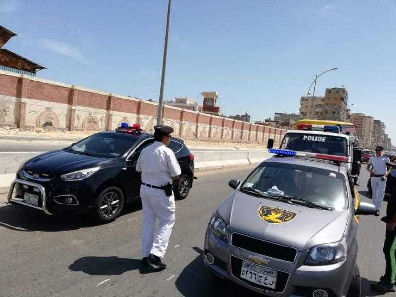 تحرير 590 مخالفة مرورية بكفر الشيخ