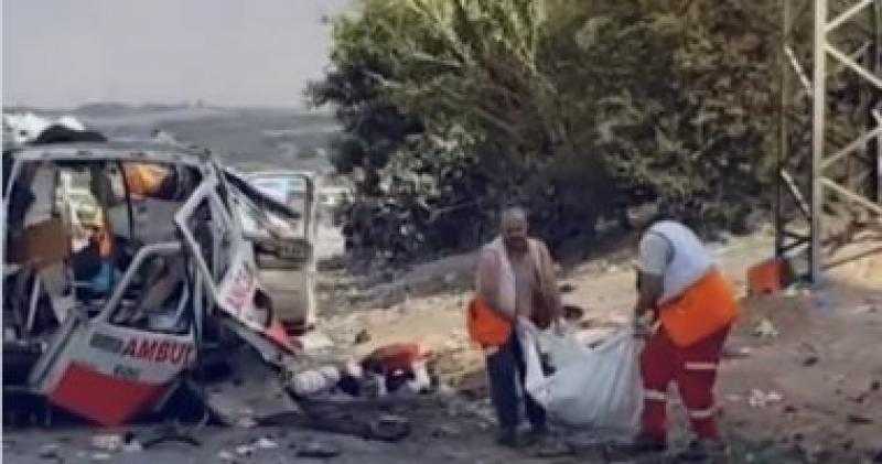 الهلال الأحمر الفلسطيني: قوات الاحتلال الإسرائيلي استهدفت 14 فردا من طواقم الجمعية أثناء عملهم في غزة