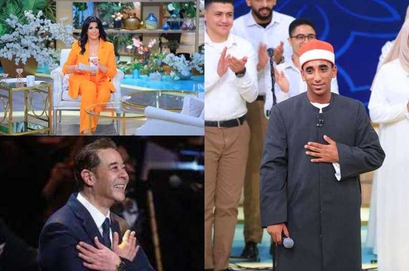 مدحت صالح يقدم المنشد الشاب عبد الرحمن الصعيدي في برنامج معكم منى الشاذلي