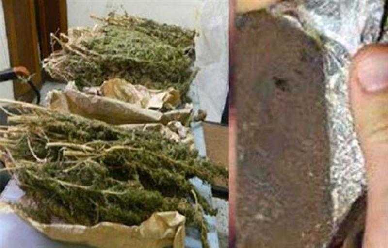 منع ترويج 220 كيلو حشيش وبانجو وهيروين خلال 48 ساعة
