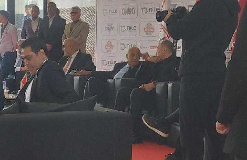 جلسة ودية بين الخطيب وحسين لبيب في مقر الزمالك