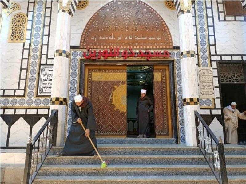 انطلاق حملة النظافة بالمساجد استعدادًا لشهر رمضان المبارك |صور