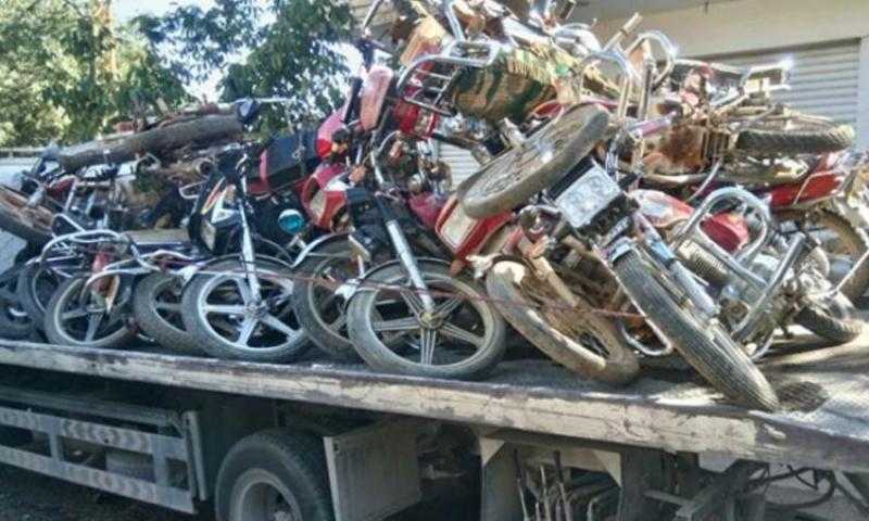 ضبط 280 دراجة نارية مخالفة خلال 24 ساعة
