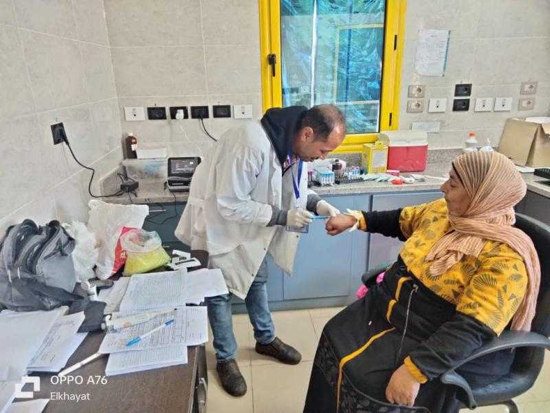صحة كفر الشيخ: تقديم خدمات طبية مجانية لـ 1226 مواطنا بقرية غرب تيرة.. صور