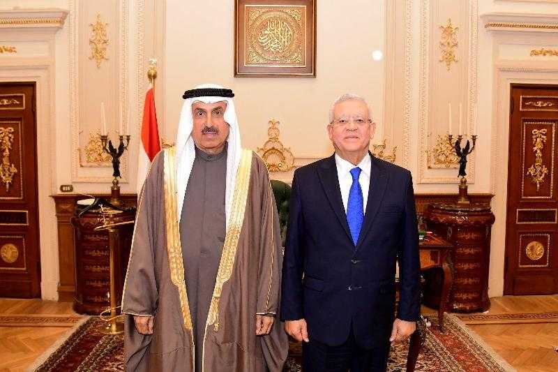 رئيس النواب يؤكد تطابق موقفي مصر والإمارات بالرفض القاطع للتهجير القسري للفلسطينيين