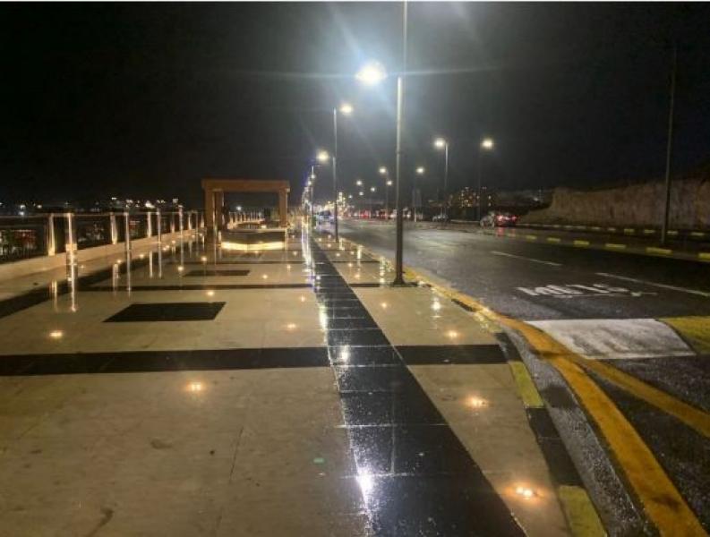 سقوط أمطار متوسطة الشدة على مدينة الغردقة بمحافظة البحر الأحمر.. صور