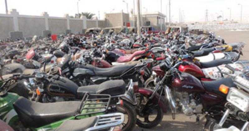 ضبط 328 دراجة نارية مُخالفة بكل المحافظات خلال 24 ساعة