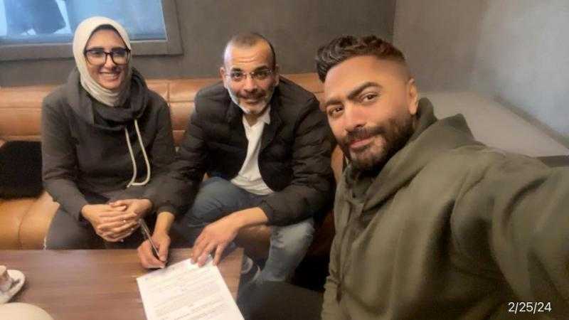 تامر حسني يجدد تعاونه مع هنا الزاهد بفيلم «ري ستارت»