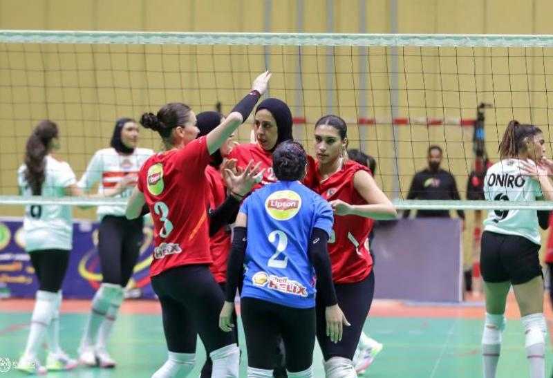 الأهلي يفوز على الزمالك ويتوج بكأس السوبر المصري للكرة الطائرة للسيدات