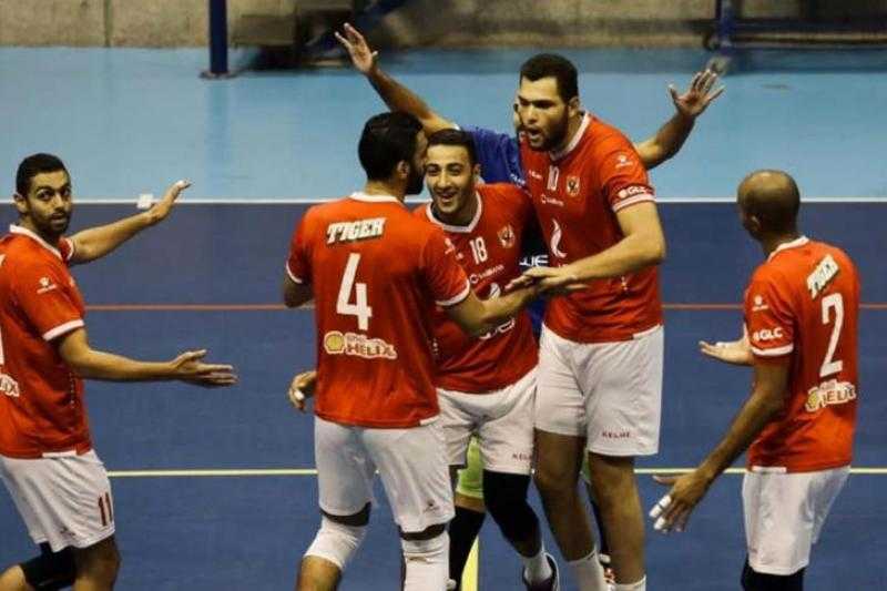 الأهلي بطلا للسوبر المحلي للطائرة بعد الفوز على الزمالك