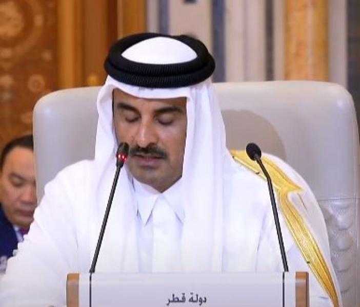 أمير قطر والرئيس الإيراني يؤكدان ضرورة وقف إطلاق النار في غزة