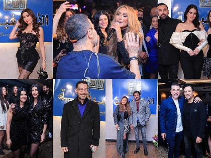 نجوم الفن والإعلام يشاركون في أضخم حفل لبناني - مصري
