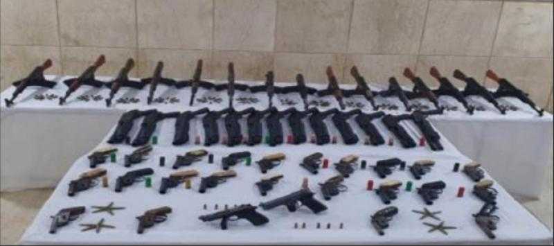 ضبط 189 قطعة سلاح ناري بحوزة 164 متهمًا