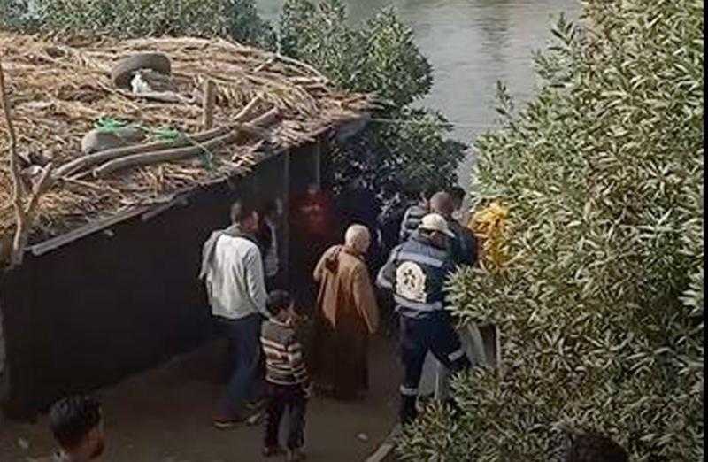 العثور على الجثث الثلاث الغرقى من أبناء كفرالشيخ في حادث غرق معدية نكلا