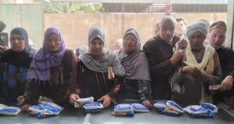 توزيع 379.5 طن سكر بسعر 27 جنيها للكيلو بالقليوبية