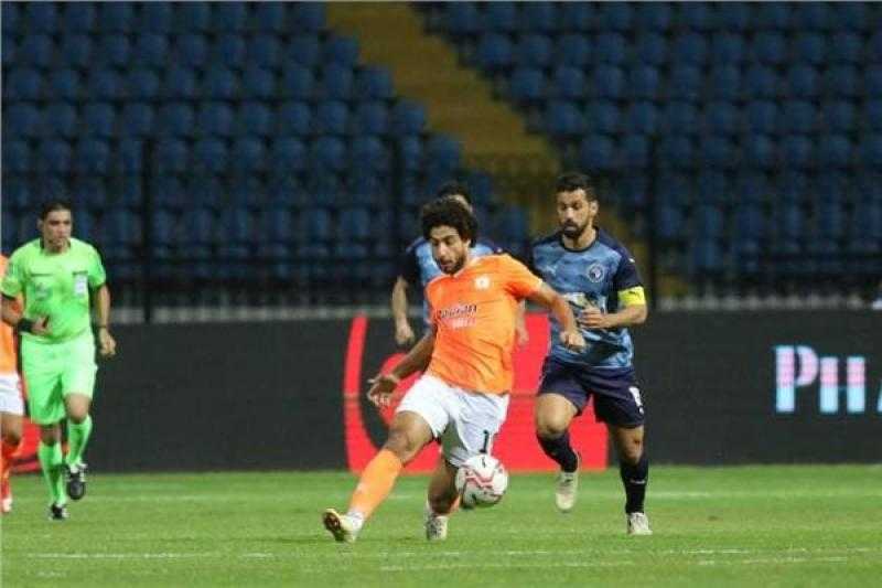 محمود عماد يحصد جائزة رجل مباراة فاركو والبنك الاهلى بدورى Nile