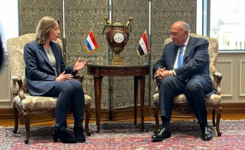 بدء جلسة مباحثات مصرية هولندية بوزارة الخارجية