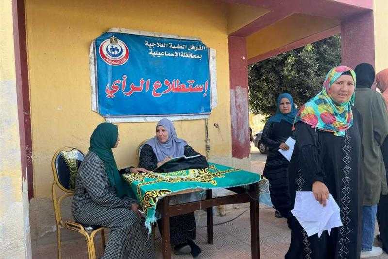 محافظ الإسماعيلية: الكشف على 611 مواطنا في قافلة طبية بالقصاصين
