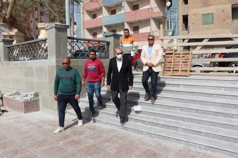 محافظ القليوبية يتفقد أعمال إنشاء ممشى النيل وأهل مصر ببنها