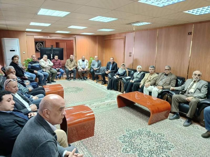 اجتماع موسع لرئيس مياه البحيرة لتطبيق منظومة الحوكمة وتكنولوجيا المعلومات