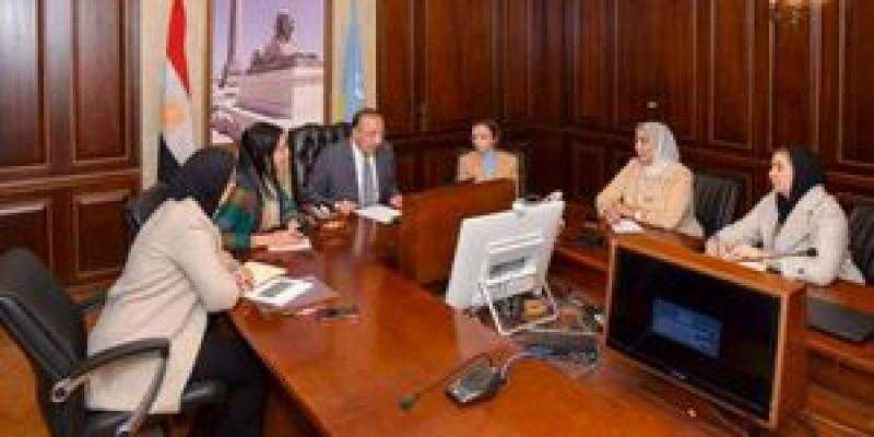 محافظ الإسكندرية يناقش مع البنك الدولي إجراءات مواجهة التغيرات المناخية