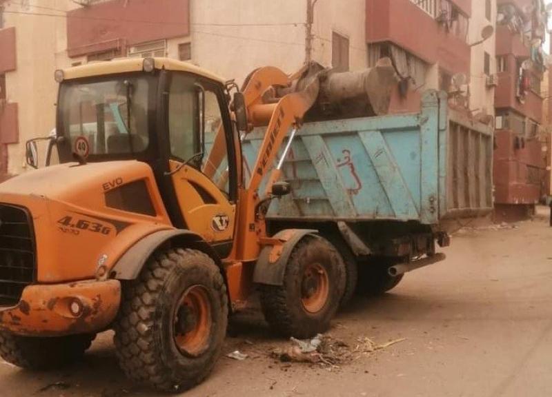 رفع 50 طن قمامة ومخلفات من شوارع غرب الإسكندرية
