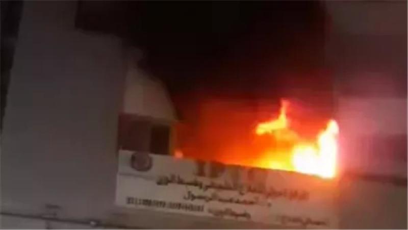 التحقيق في اندلاع حريق داخل مركز للعلاج الطبيعي في حلوان
