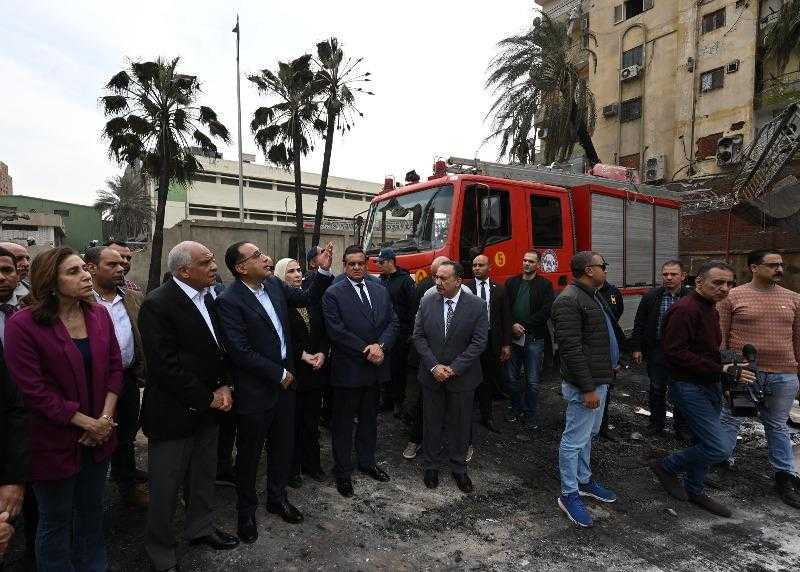 مدبولى يوجه بإصدار بطاقات رقم قومى بديلة لمن فقدها فى حريق استديوهات الأهرام