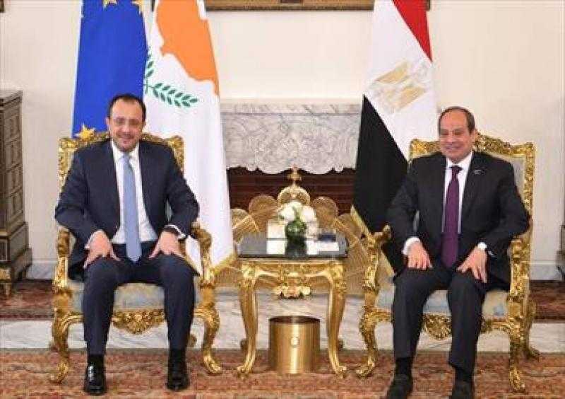 الرئيس القبرصي: مصر ركيزة الاستقرار فى المنطقة