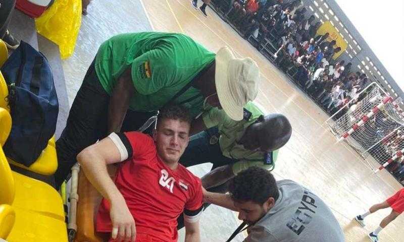 تفاصيل تطورات حالة هشام صلاح لاعب كرة اليد