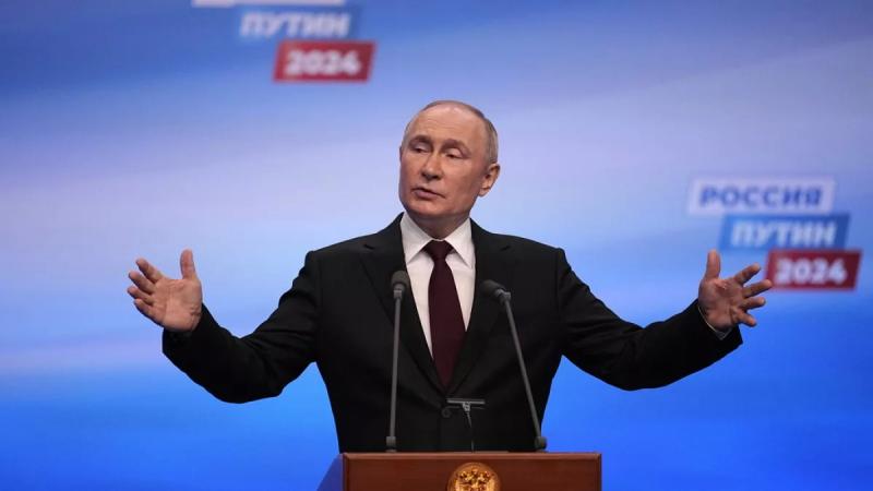 القاهرة الإخبارية: بوتين أكد أن نتائج الانتخابات الرئاسية عنوان للنصر الذي تحرزه روسيا