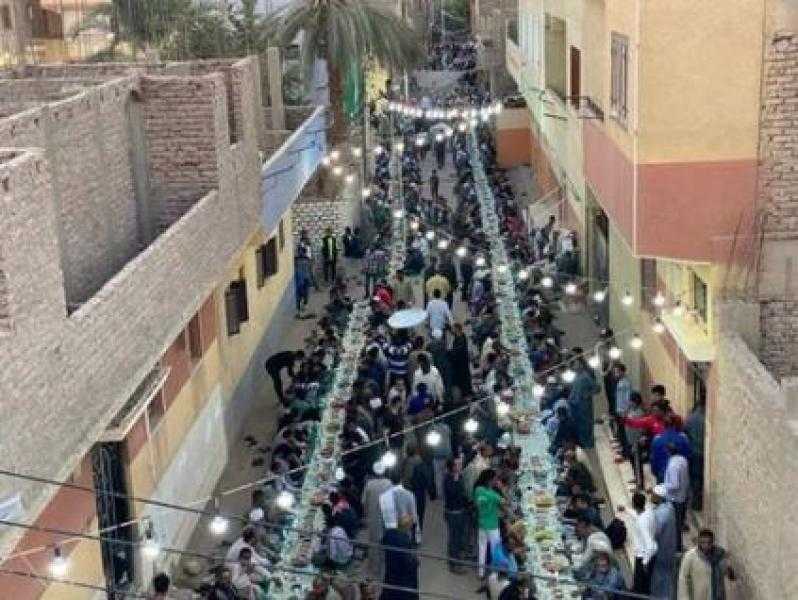 مائدة لإفطار أكثر من 5 آلاف صائم في الأقصر من جميع المحافظات
