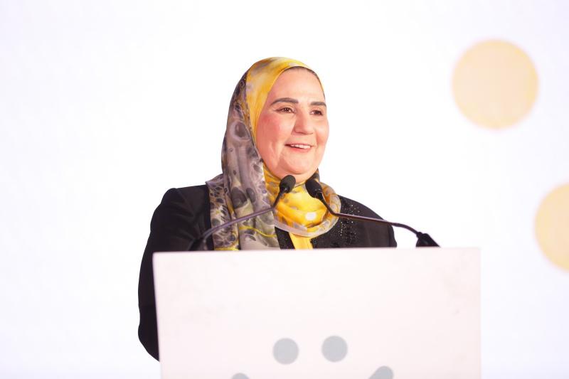 وزيرة التضامن تشهد حفل إطلاق أول مركز للمتطوعين في الشرق الأوسط لمؤسسة شارك البسمة